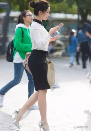街拍美得大氣有高級感
