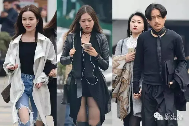 街拍三裡屯時尚美女性感吸睛！（組圖）