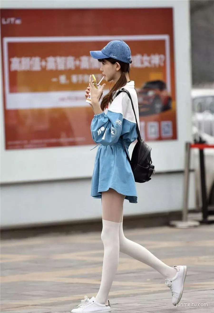 街拍甜美女生夏季這樣穿搭，你get到沒？ 2