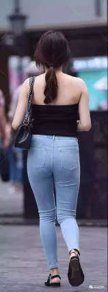 街拍牛仔