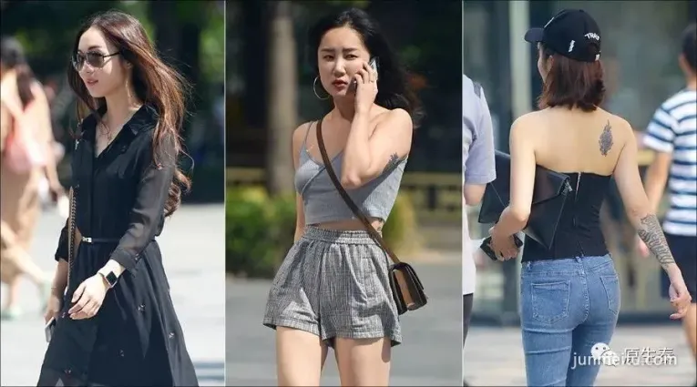 街拍秋季北京美女胡亂穿衣，令人浮想聯翩！