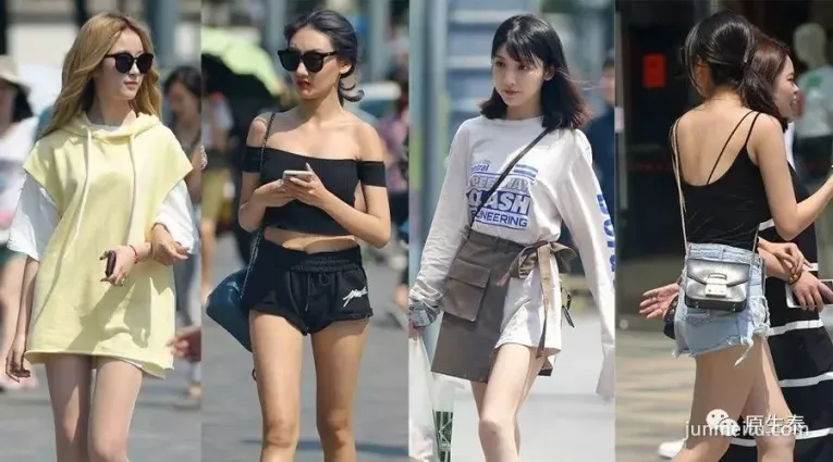 街拍夏日清涼性感美女，太晃眼了吧？