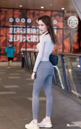 街拍一看就是健身達人