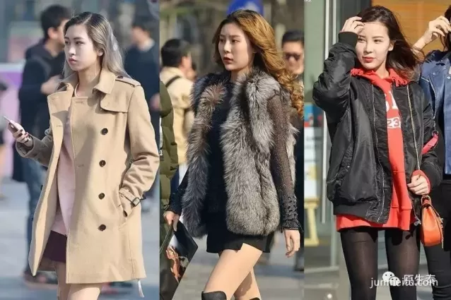 街拍美女絲襪PK光腿，怎樣更性感？（組圖）