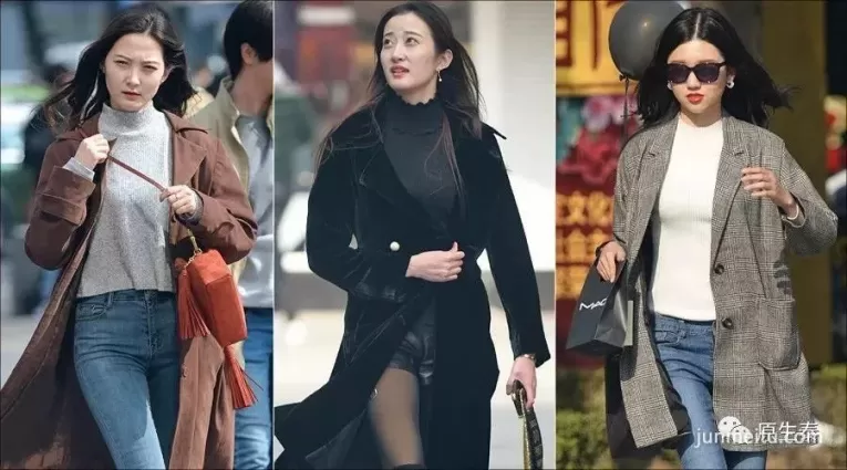 街拍美女緊繃的線條和曲線，女人看了都嫉妒！