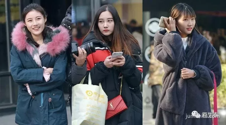 街拍真正辣你眼睛的美女，不怕穿得厚！