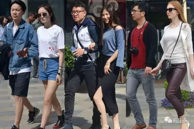 街拍能和美女逛街的男人，很遭忌恨啊！（組圖）