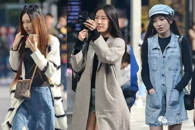 街拍好身材秋裝美女不是一般搶眼！（組圖）