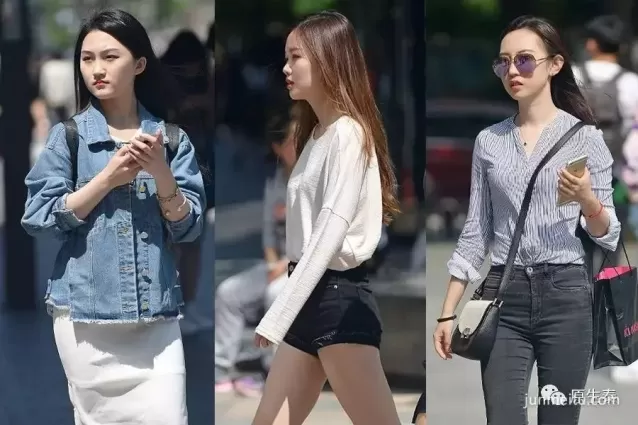 街拍夏日高回頭率青蔥美女，年輕就是好！（組圖）