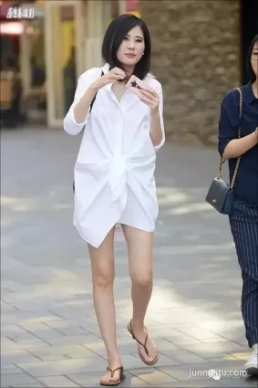 街拍大長腿性感美女，不敢直視啊！（組圖）