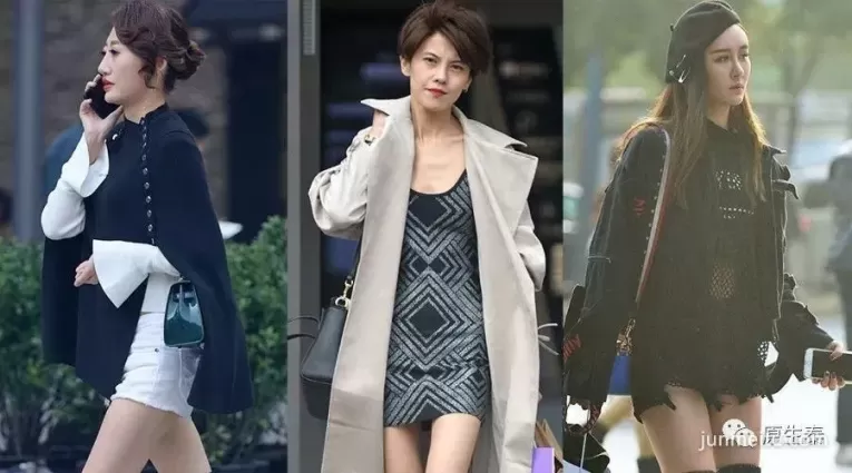 街拍深秋霸氣側漏的大長腿性感美女！