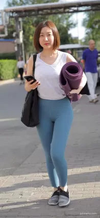 緊身瑜伽褲氣質漂亮美女