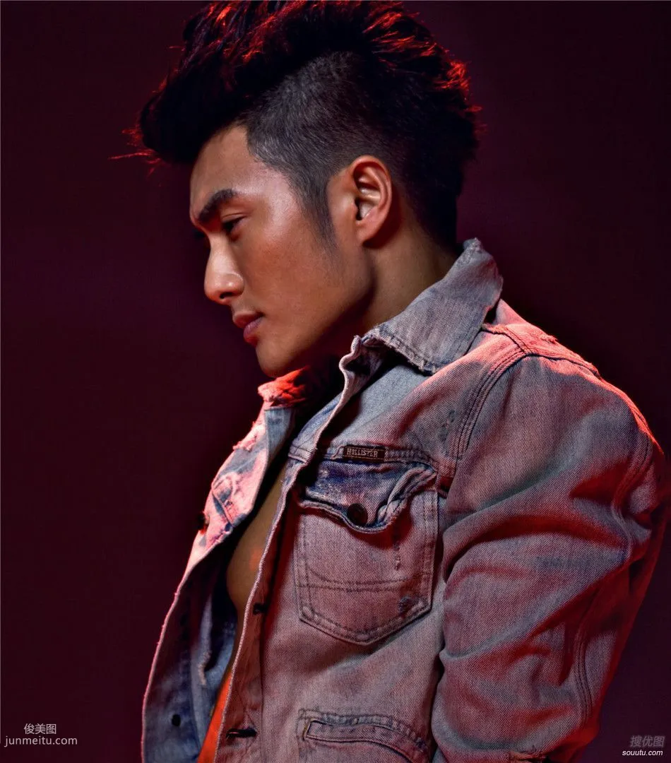 Shen Tai Muscle Photo Set, Cool and Handsome Tough, Full of Masculinity photo 2