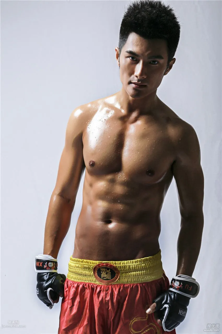 Muscular Handsome Shen Tai Cool and Handsome Boxing Photo Set Pictures photo 3