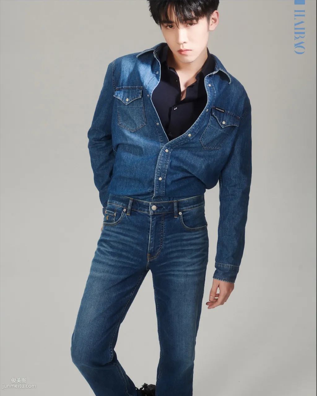 Sichuan Native Handsome Guy Star Ren Hao Fashion Trend Handsome Photo Set Magazine Feature photo 13