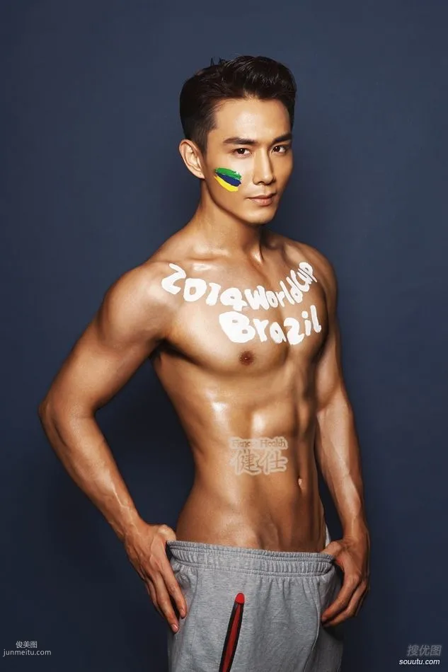 李承铉图片-完美肤色展健硕肌肉套图2