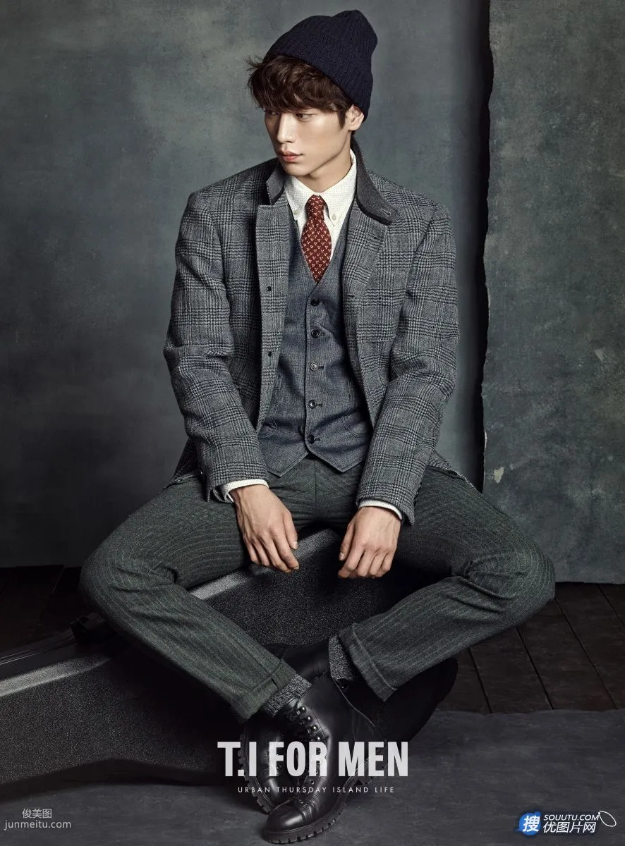 Korean Handsome Guy Xu Kangjun Handsome Winter Wear Charm Blockbuster photo 3