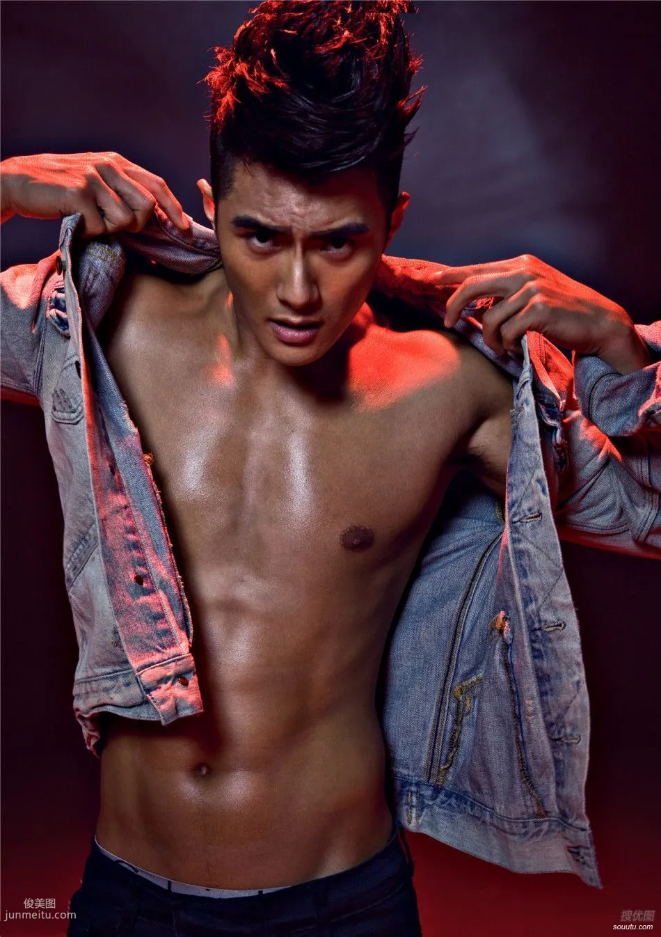 Shen Tai Muscle Photo Set, Cool and Handsome Tough, Full of Masculinity photo 4