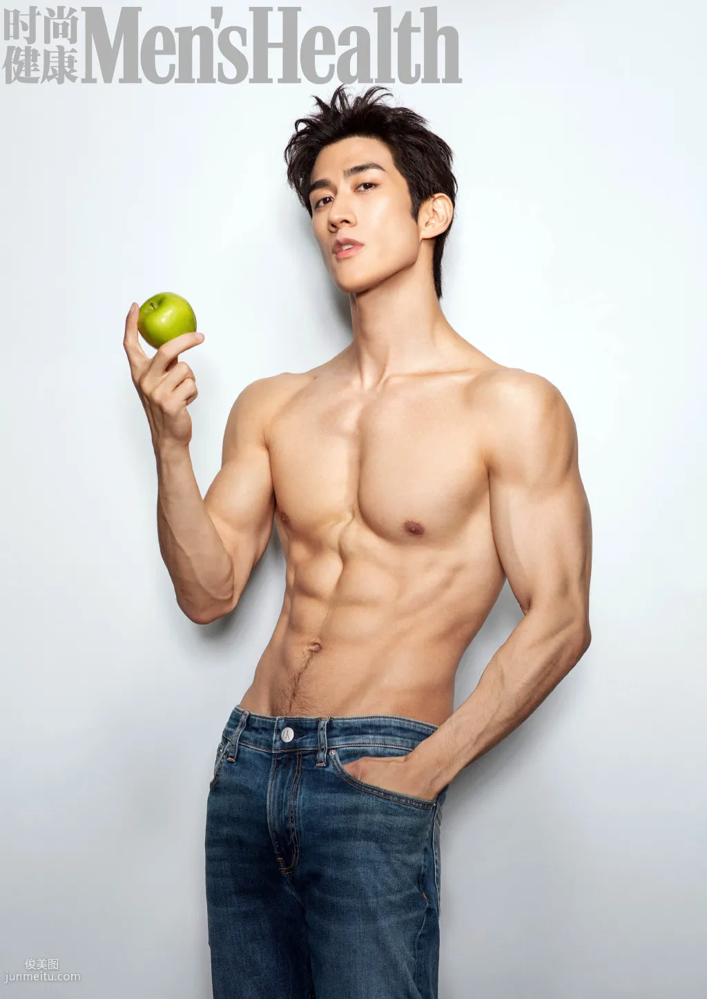 香港帅哥李治廷超然肌肉写真大片登《时尚健康》杂志封面套图2