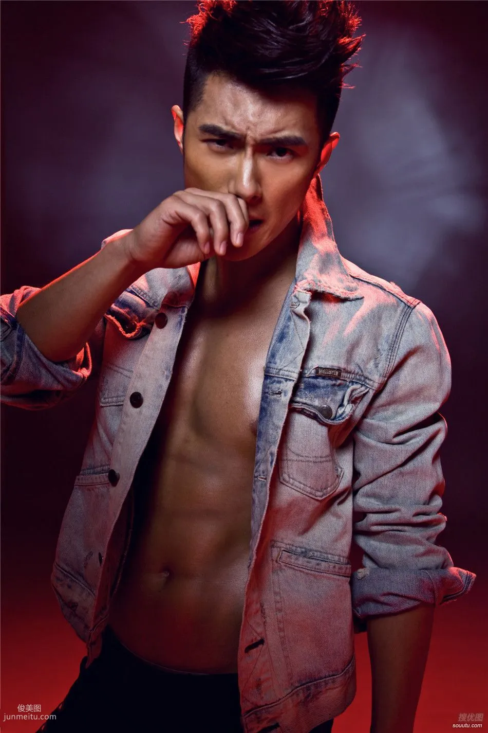 Shen Tai Muscle Photo Set, Cool and Handsome Tough, Full of Masculinity photo 3