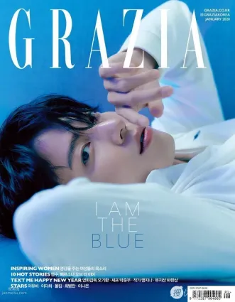 韓國帥氣男星鄭容和沉穩帥氣GRAZIA雜志寫真圖片