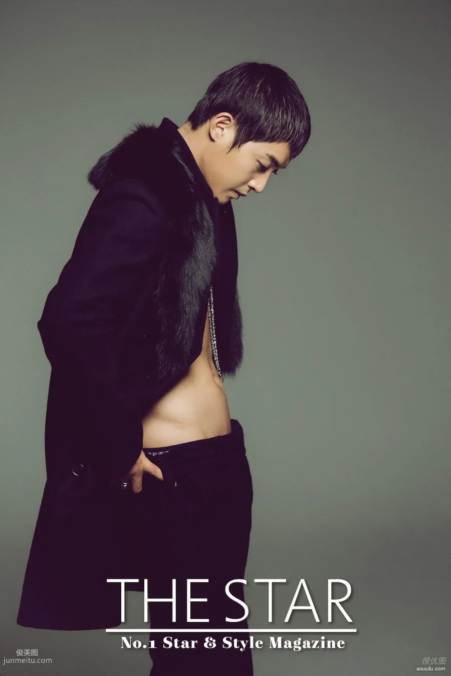 Kim Hyun-joong Magazine Cover Showing Muscles HD Pictures photo 2