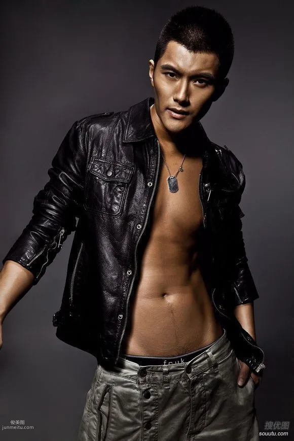 Shen Tai Muscle Photo Set, Cool and Handsome Tough, Full of Masculinity photo 6