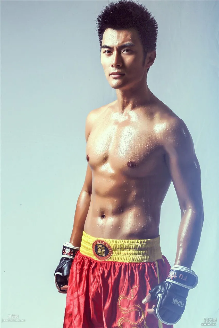 Muscular Handsome Shen Tai Cool and Handsome Boxing Photo Set Pictures photo 2