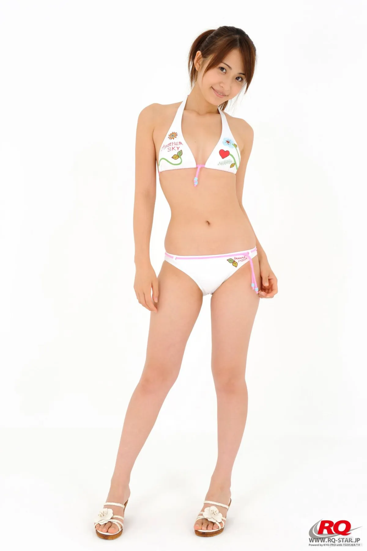 [RQ-STAR] NO.00044 Rena Sawai 澤井玲菜 Swim Suits – White 10
