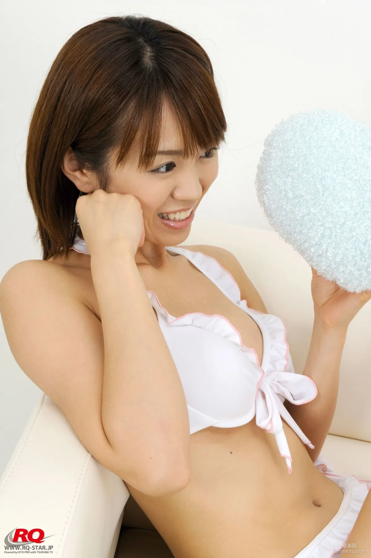 [RQ-STAR] NO.00056 黒沢琴美 Swim Suits – White 寫真 45