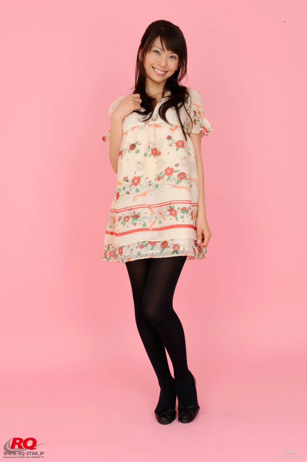 [RQ-STAR] NO.00016 Honoka Asada Floral Skirt and Black Stockings Photos photo 2