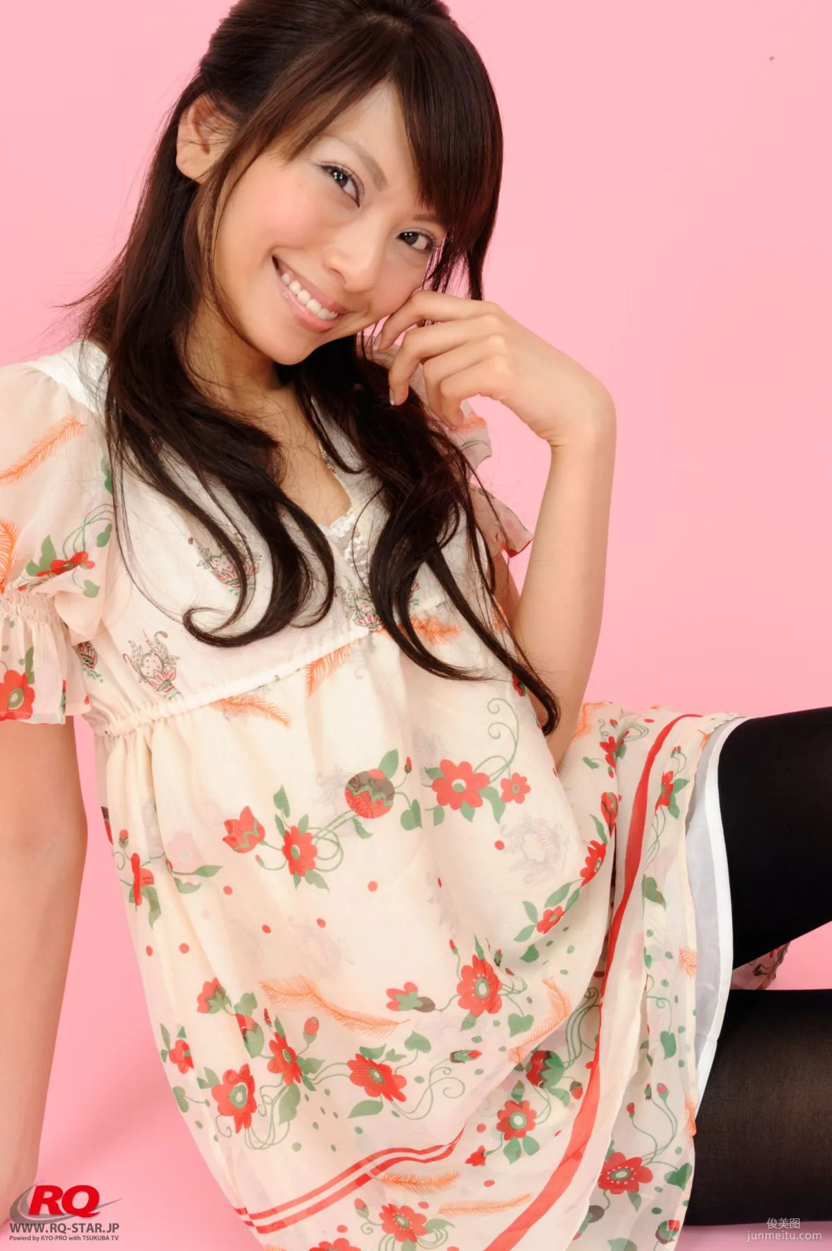 [RQ-STAR] NO.00016 Honoka Asada Floral Skirt and Black Stockings Photos photo 54