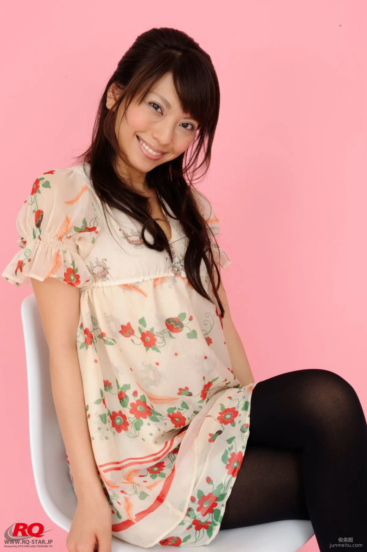 [RQ-STAR] NO.00016 Honoka Asada Floral Skirt and Black Stockings Photos photo 34