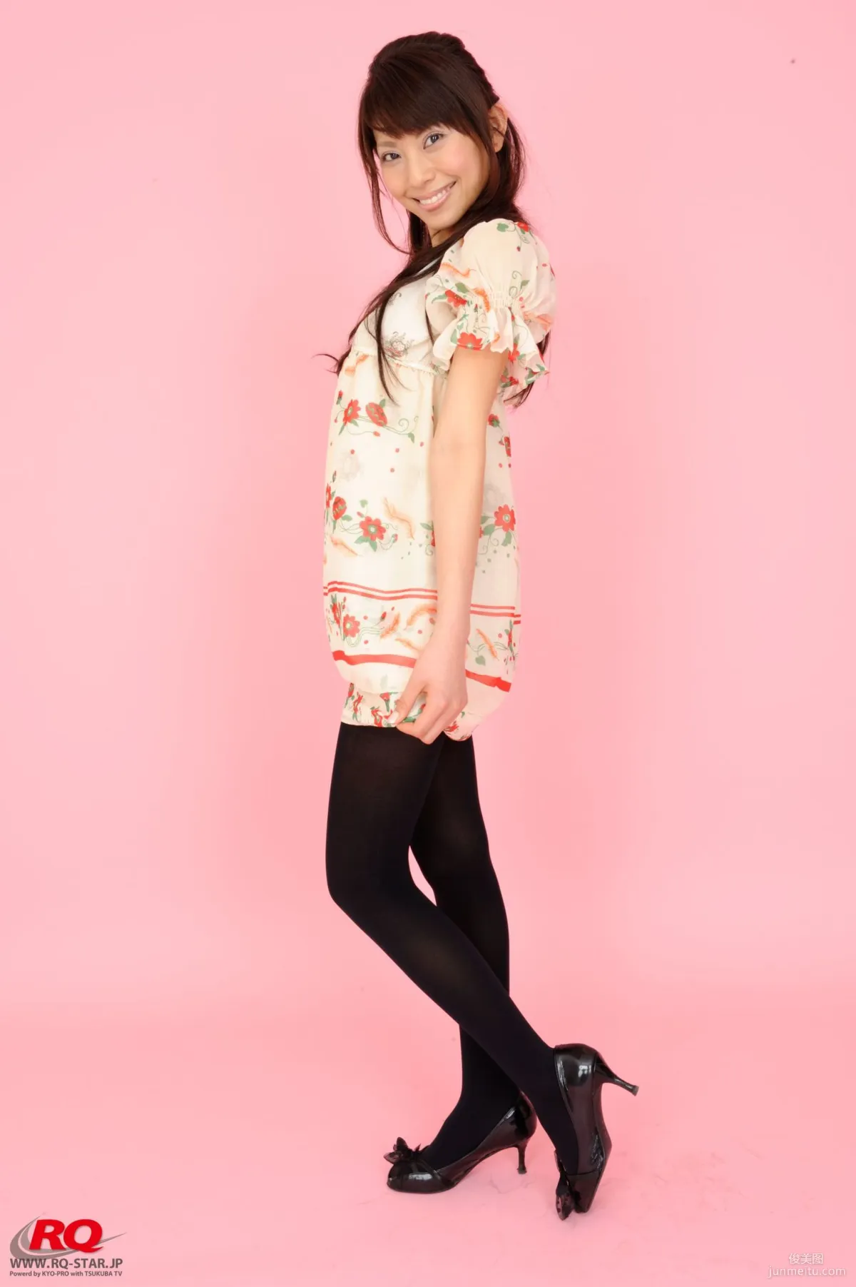 [RQ-STAR] NO.00016 Honoka Asada Floral Skirt and Black Stockings Photos photo 30