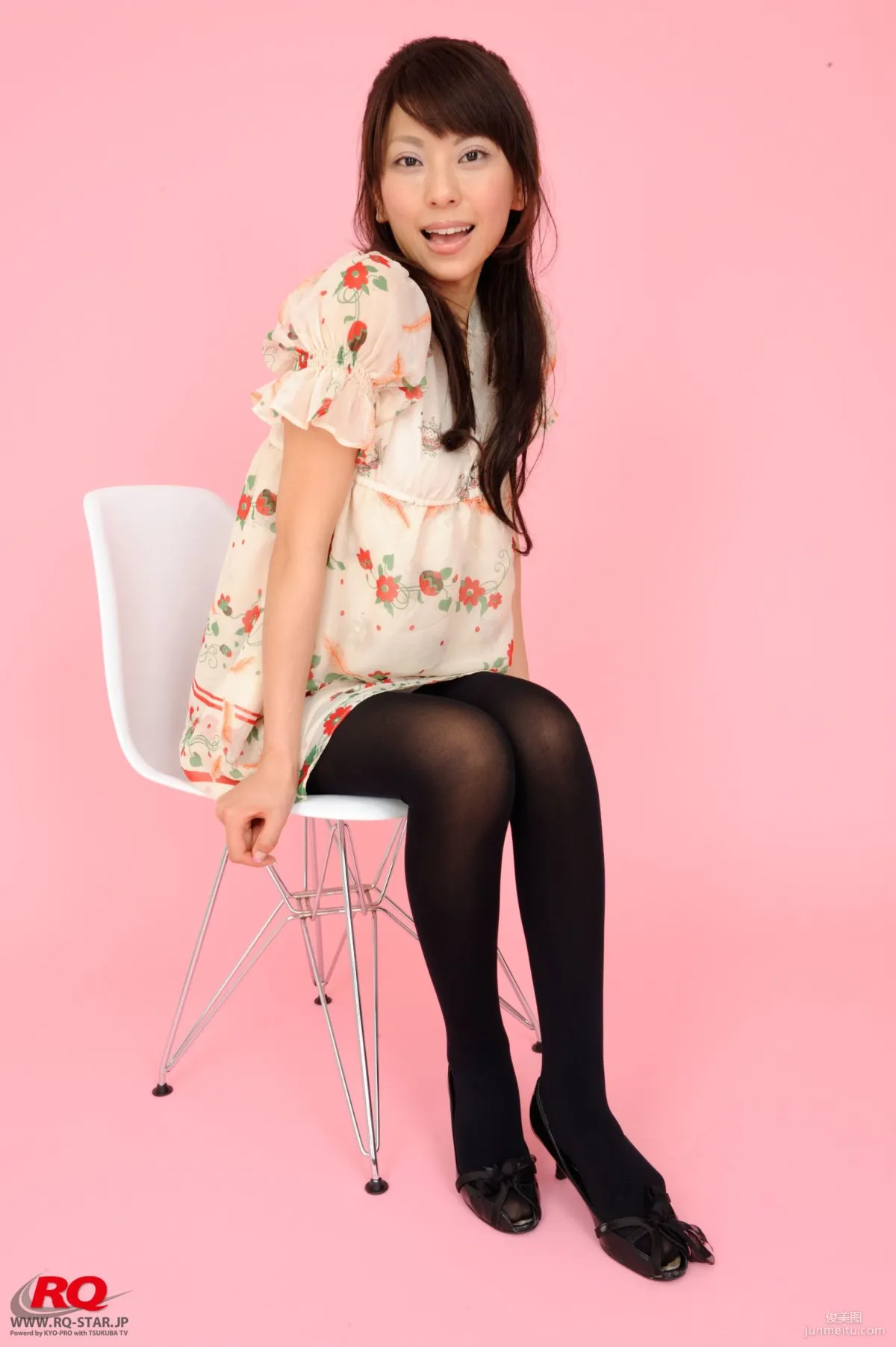[RQ-STAR] NO.00016 Honoka Asada Floral Skirt and Black Stockings Photos photo 38
