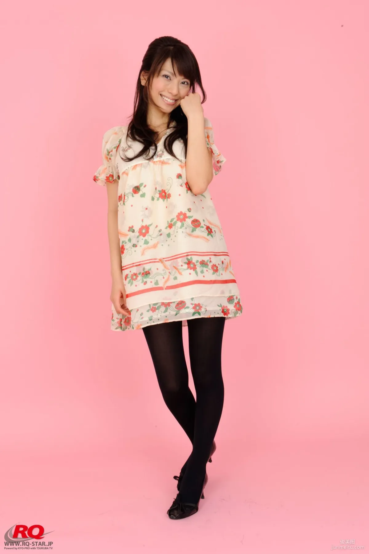[RQ-STAR] NO.00016 Honoka Asada Floral Skirt and Black Stockings Photos photo 1