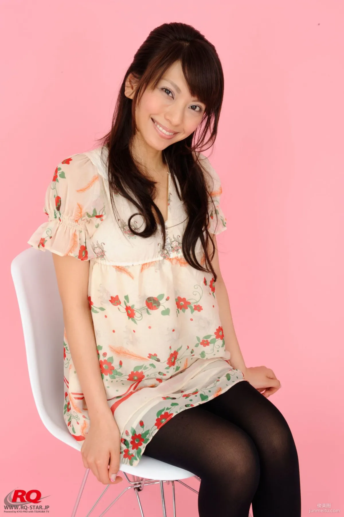[RQ-STAR] NO.00016 Honoka Asada Floral Skirt and Black Stockings Photos photo 36
