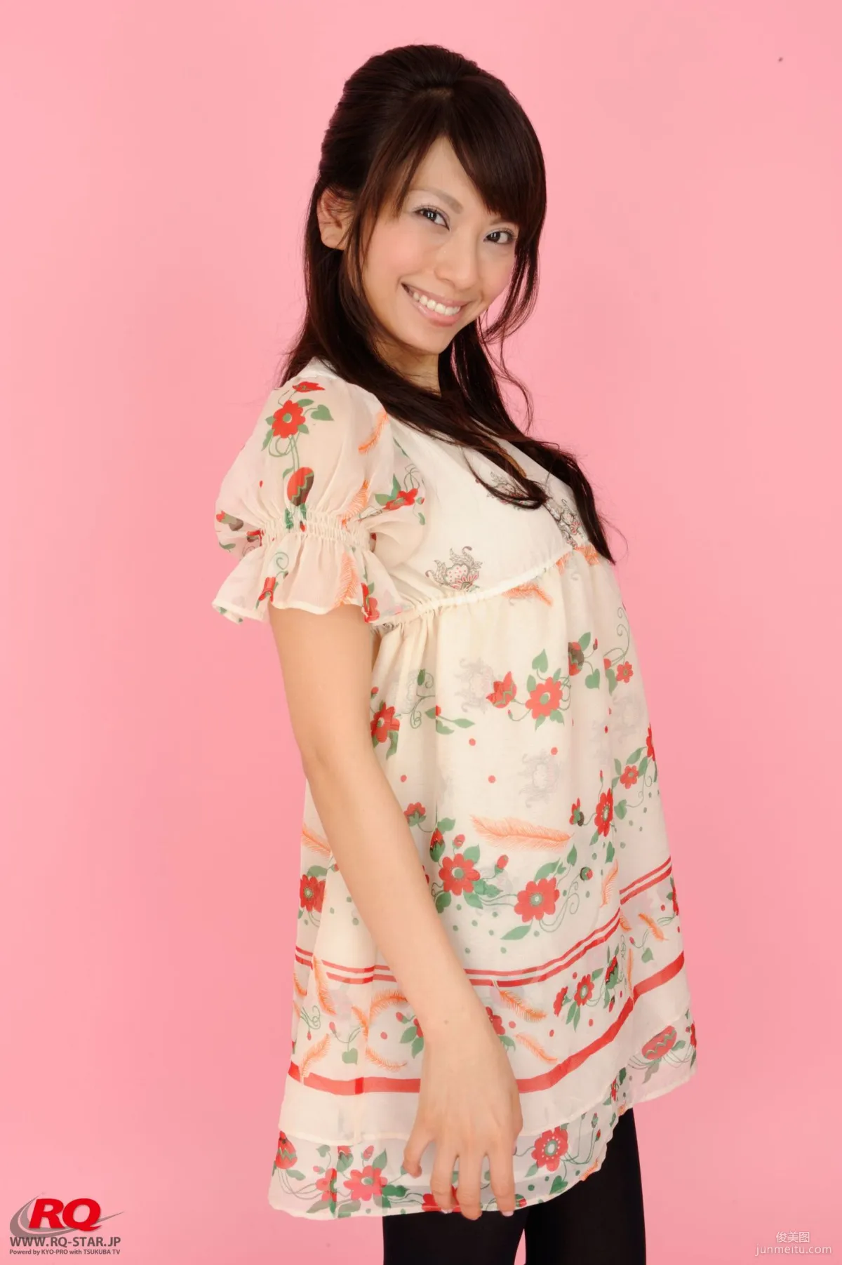 [RQ-STAR] NO.00016 Honoka Asada Floral Skirt and Black Stockings Photos photo 8