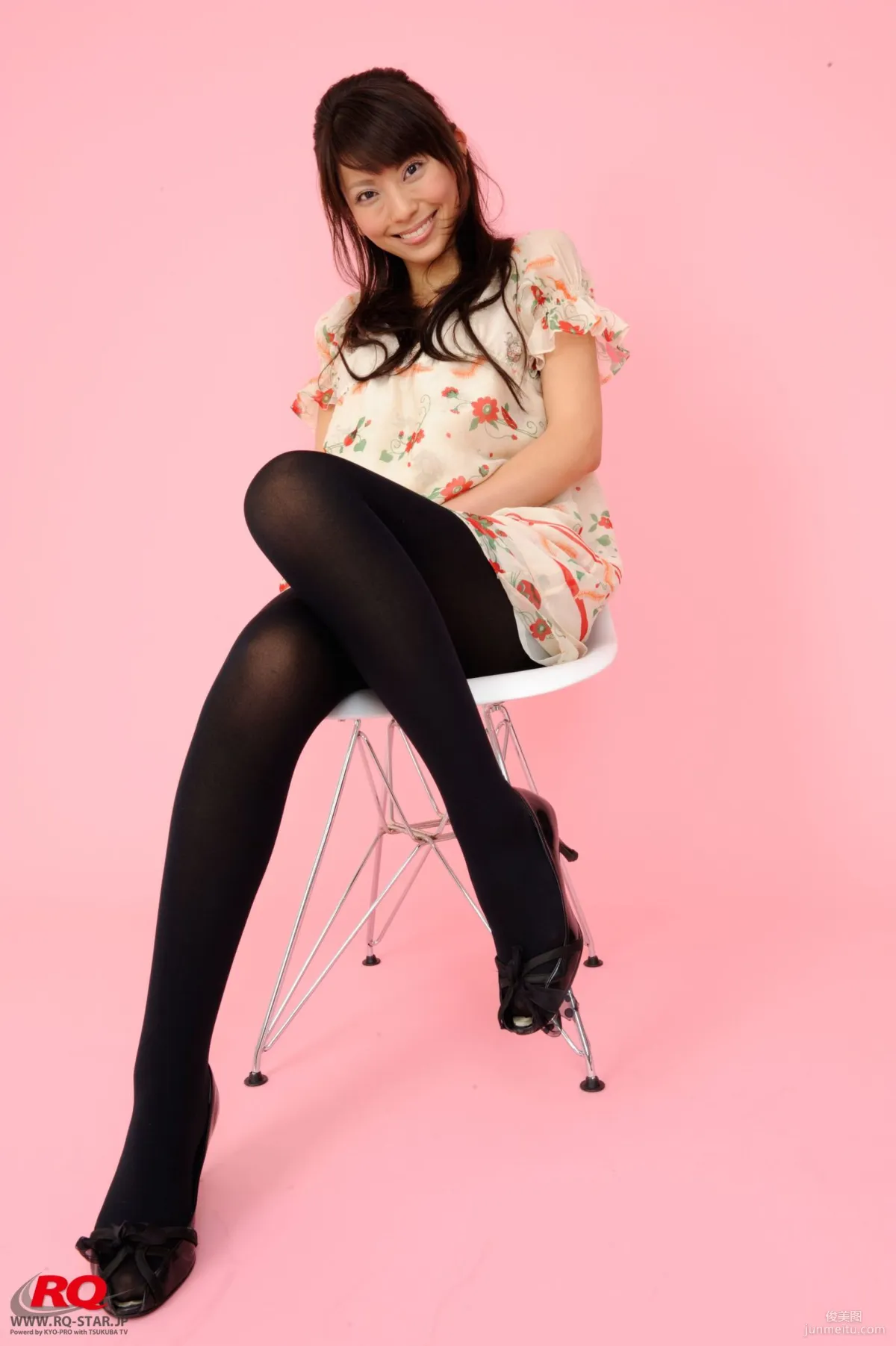 [RQ-STAR] NO.00016 Honoka Asada Floral Skirt and Black Stockings Photos photo 45