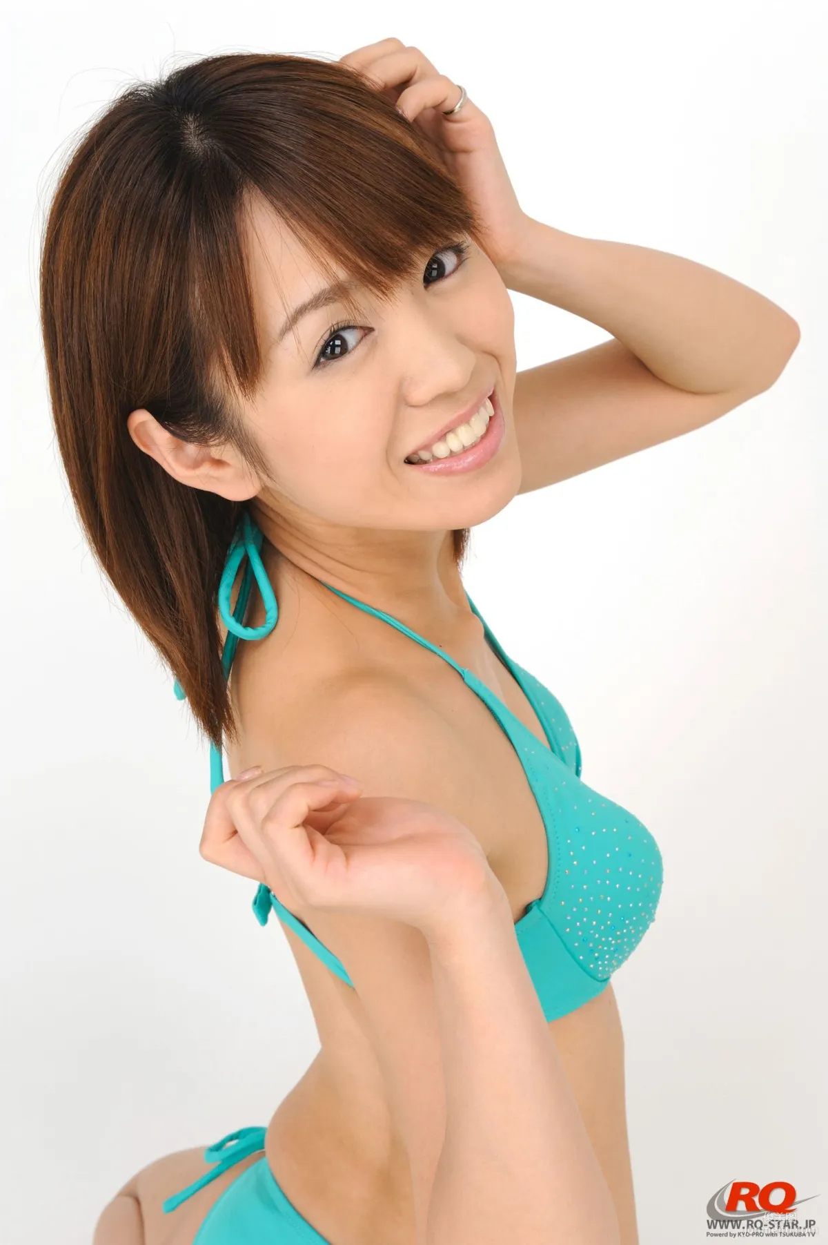 [RQ-STAR] NO.00059 黒沢琴美 Swim Suits – Green 寫真 45