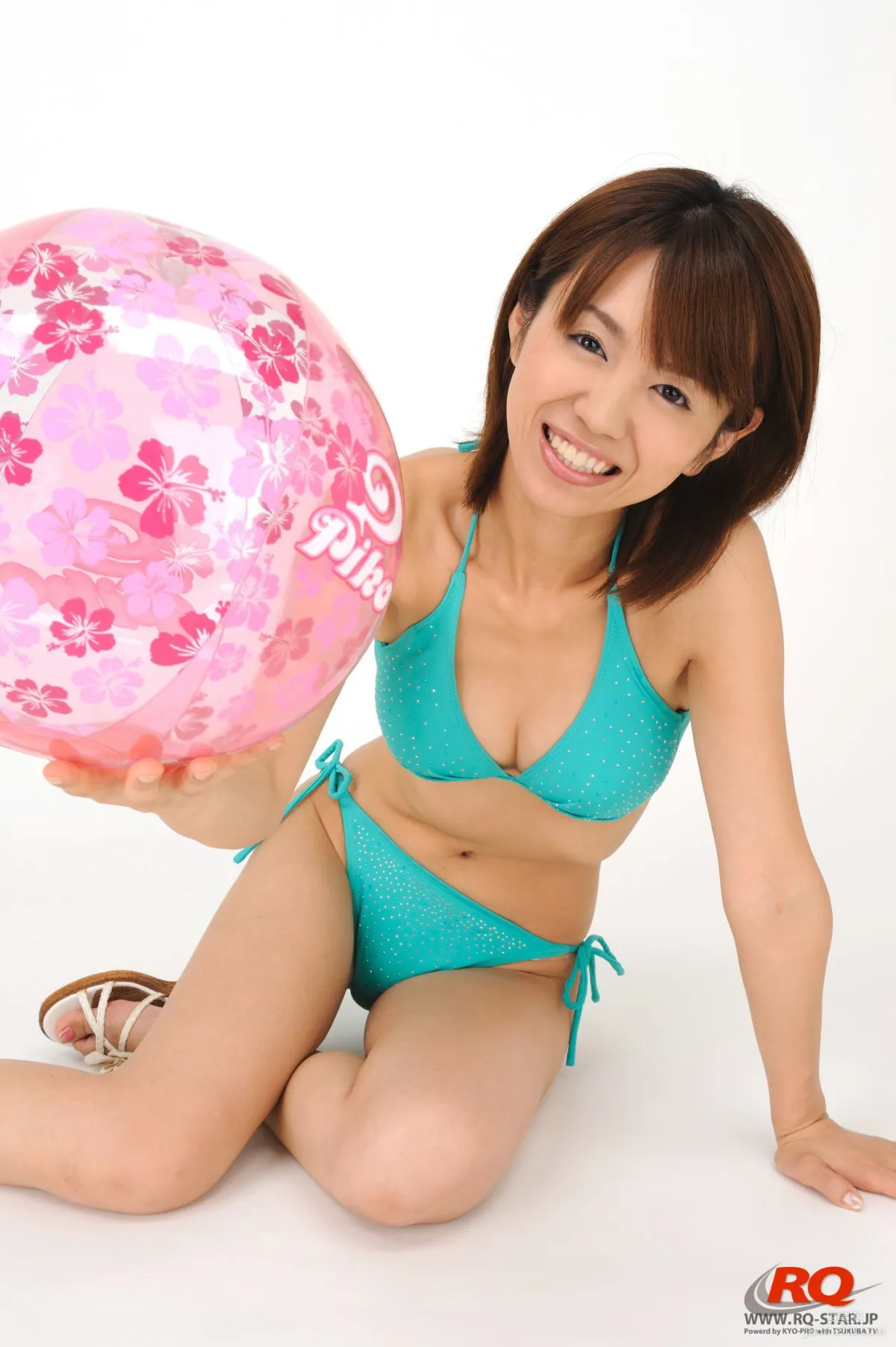 [RQ-STAR] NO.00059 黒沢琴美 Swim Suits – Green 寫真 6