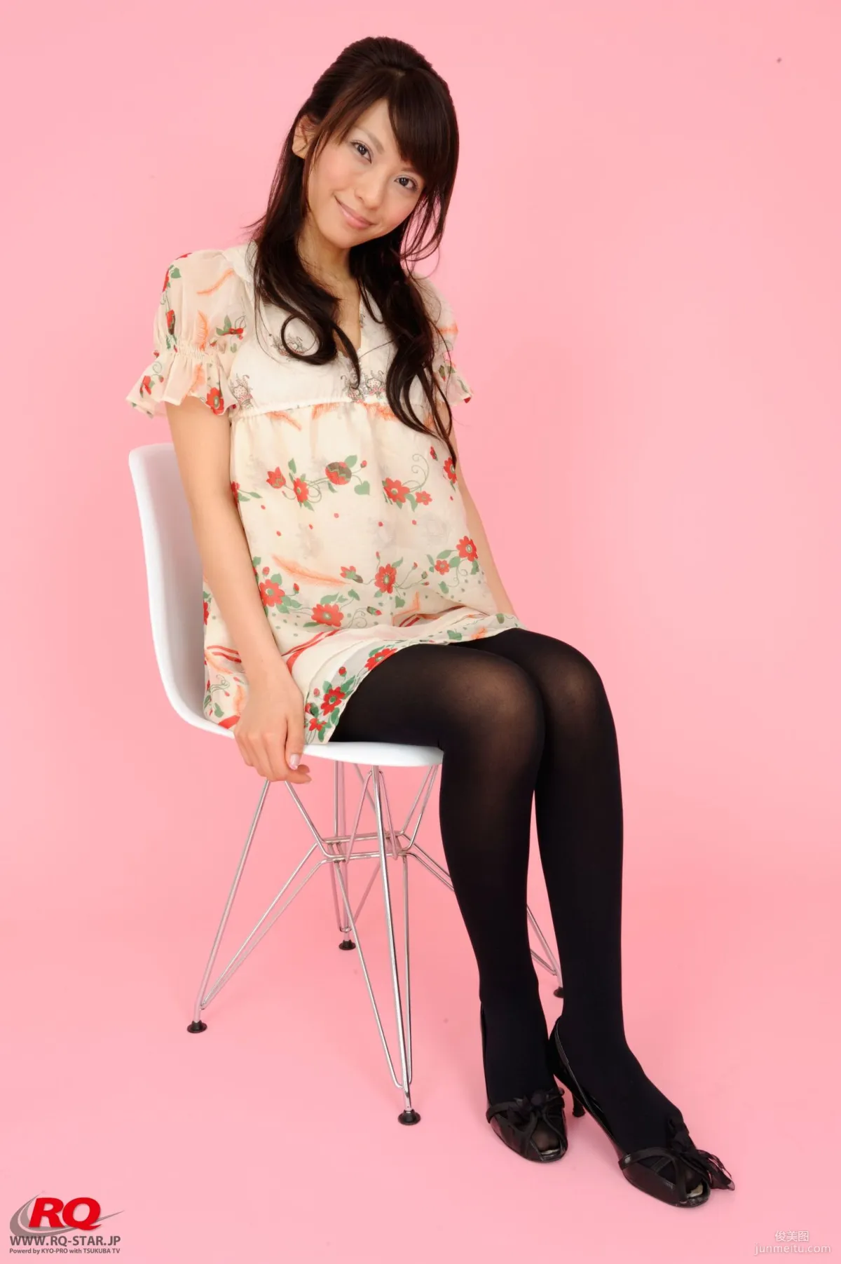 [RQ-STAR] NO.00016 Honoka Asada Floral Skirt and Black Stockings Photos photo 35