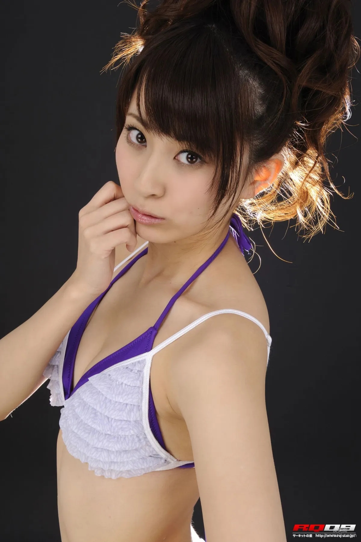 [RQ-STAR] NO.00146 林杏菜 Swim Suits – Purple 写真集100