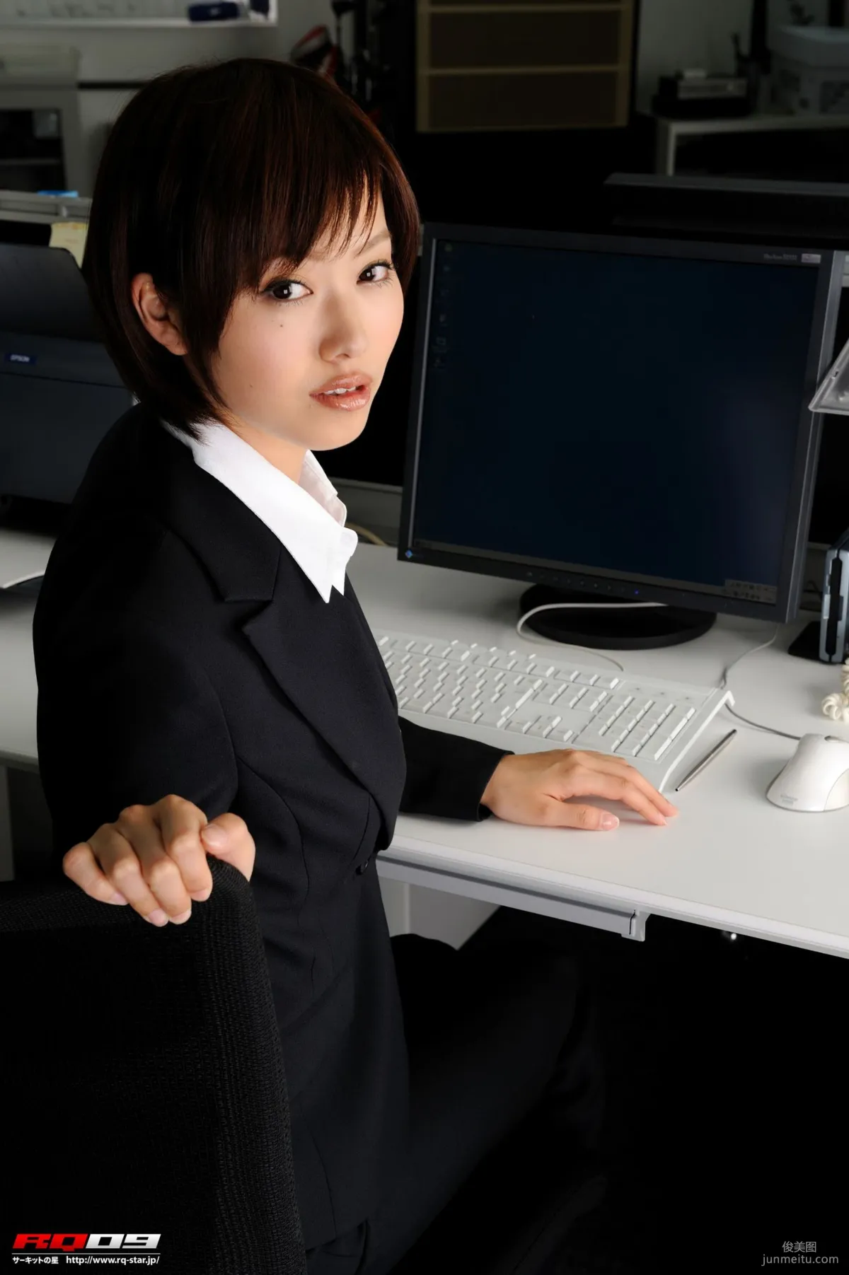 [RQ-STAR Photo Set] NO.00155 Emiri Fujimura Recruit Style Office Beauty Series photo 30