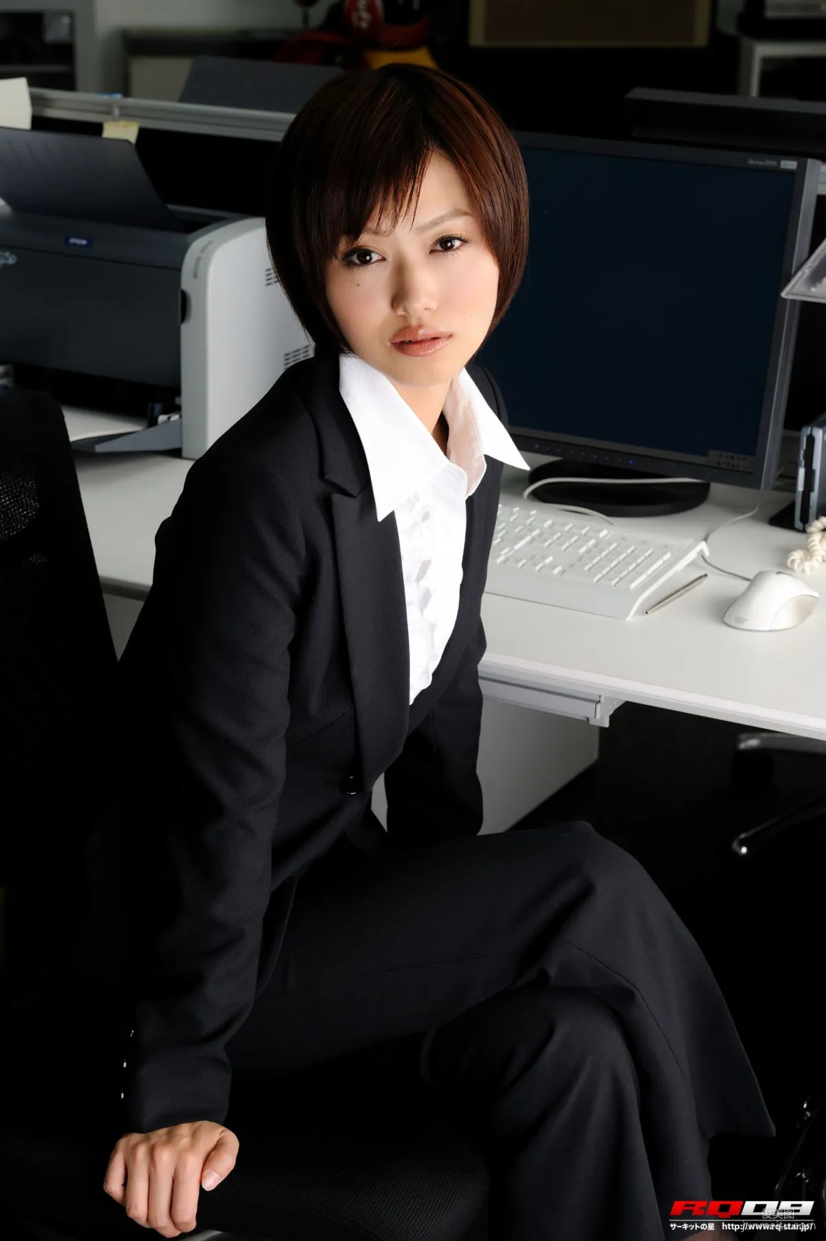 [RQ-STAR Photo Set] NO.00155 Emiri Fujimura Recruit Style Office Beauty Series photo 33