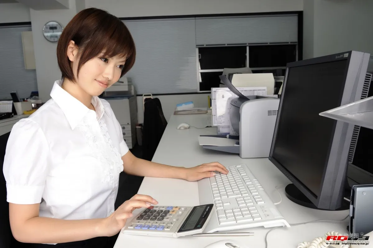 [RQ-STAR Photo Set] NO.00155 Emiri Fujimura Recruit Style Office Beauty Series photo 36