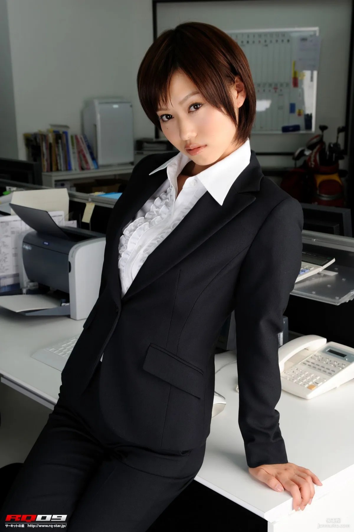 [RQ-STAR Photo Set] NO.00155 Emiri Fujimura Recruit Style Office Beauty Series photo 4