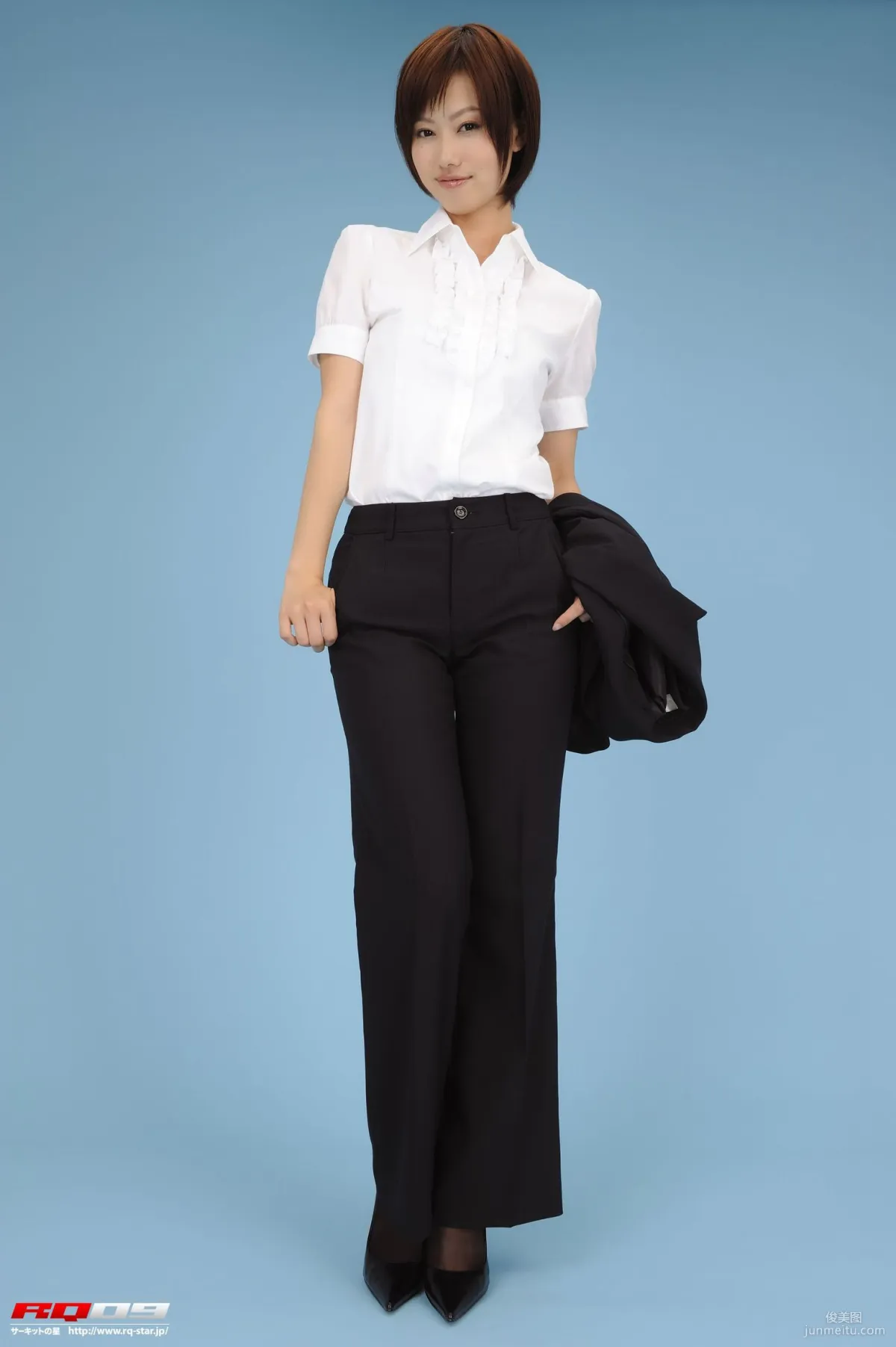[RQ-STAR] NO.00152 Emiri Fujimura Recruit Style Office Wear Photo Set photo 39