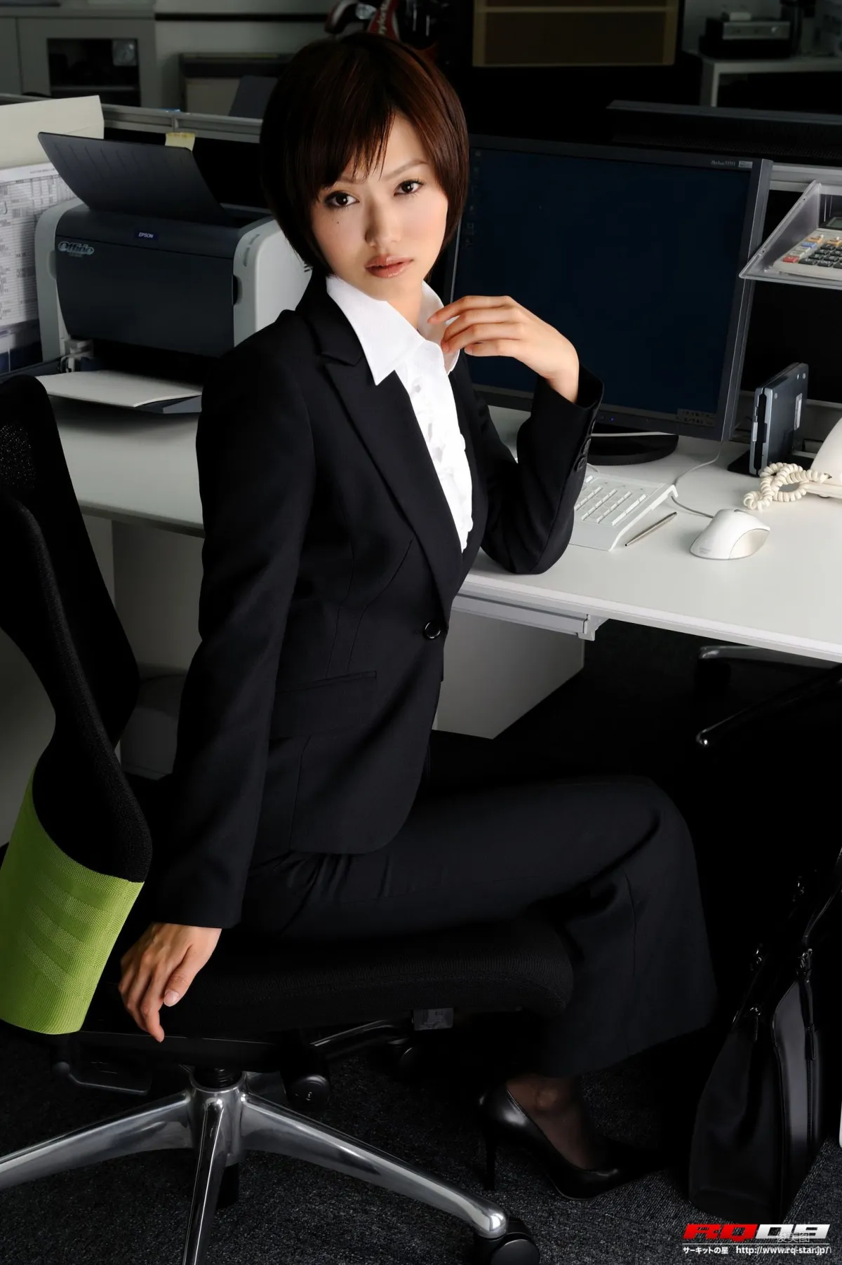 [RQ-STAR Photo Set] NO.00155 Emiri Fujimura Recruit Style Office Beauty Series photo 32