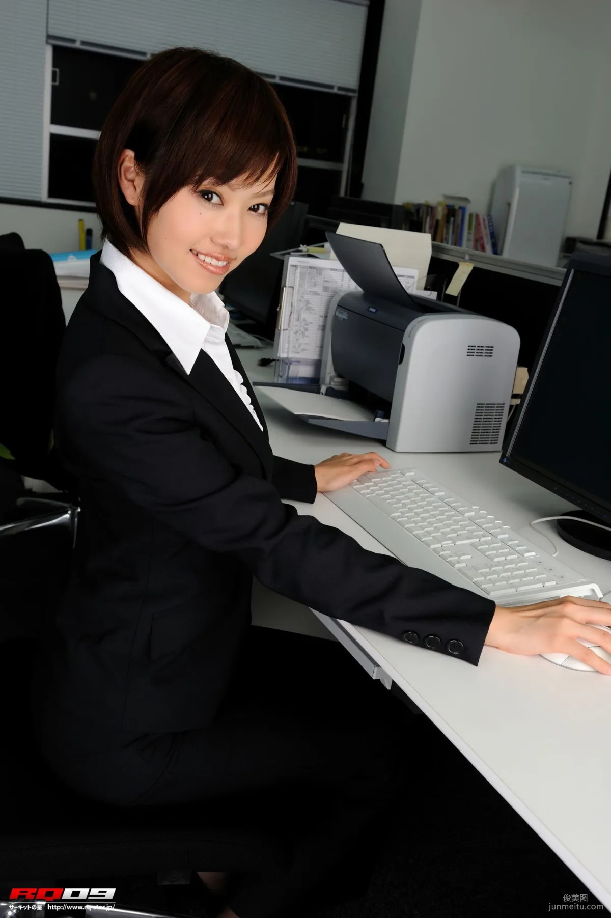 [RQ-STAR Photo Set] NO.00155 Emiri Fujimura Recruit Style Office Beauty Series photo 29